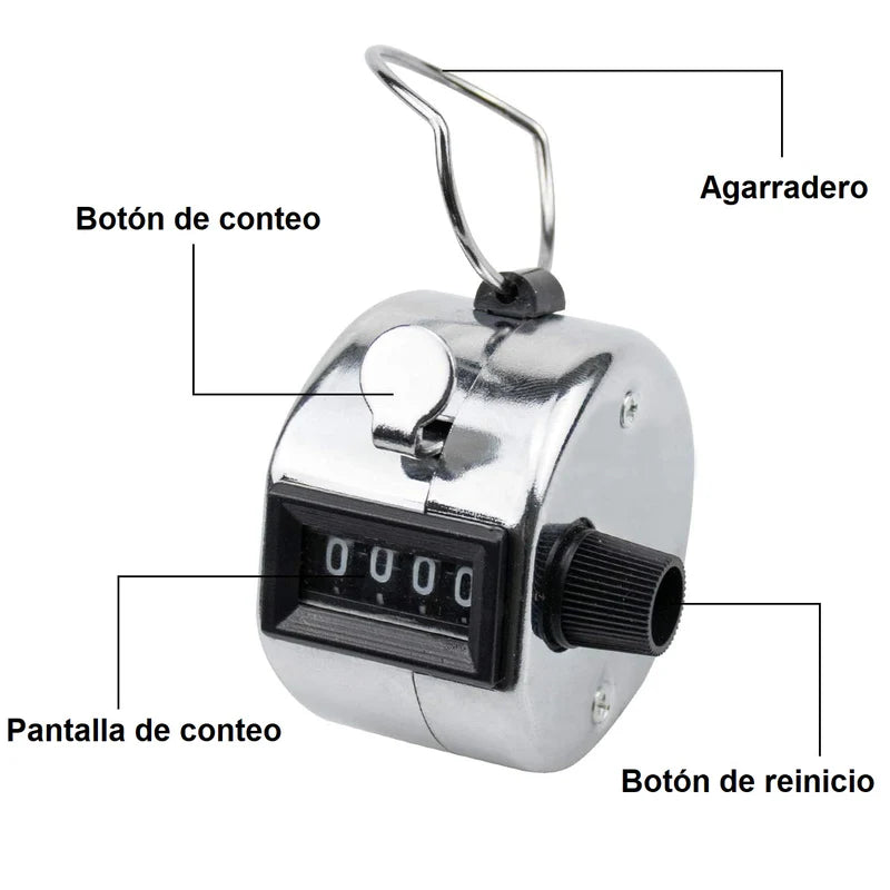 CONTADOR MECÁNICO DE VUELTAS PARA INVENTARIOS Y CONTEOS (1 UNIDAD