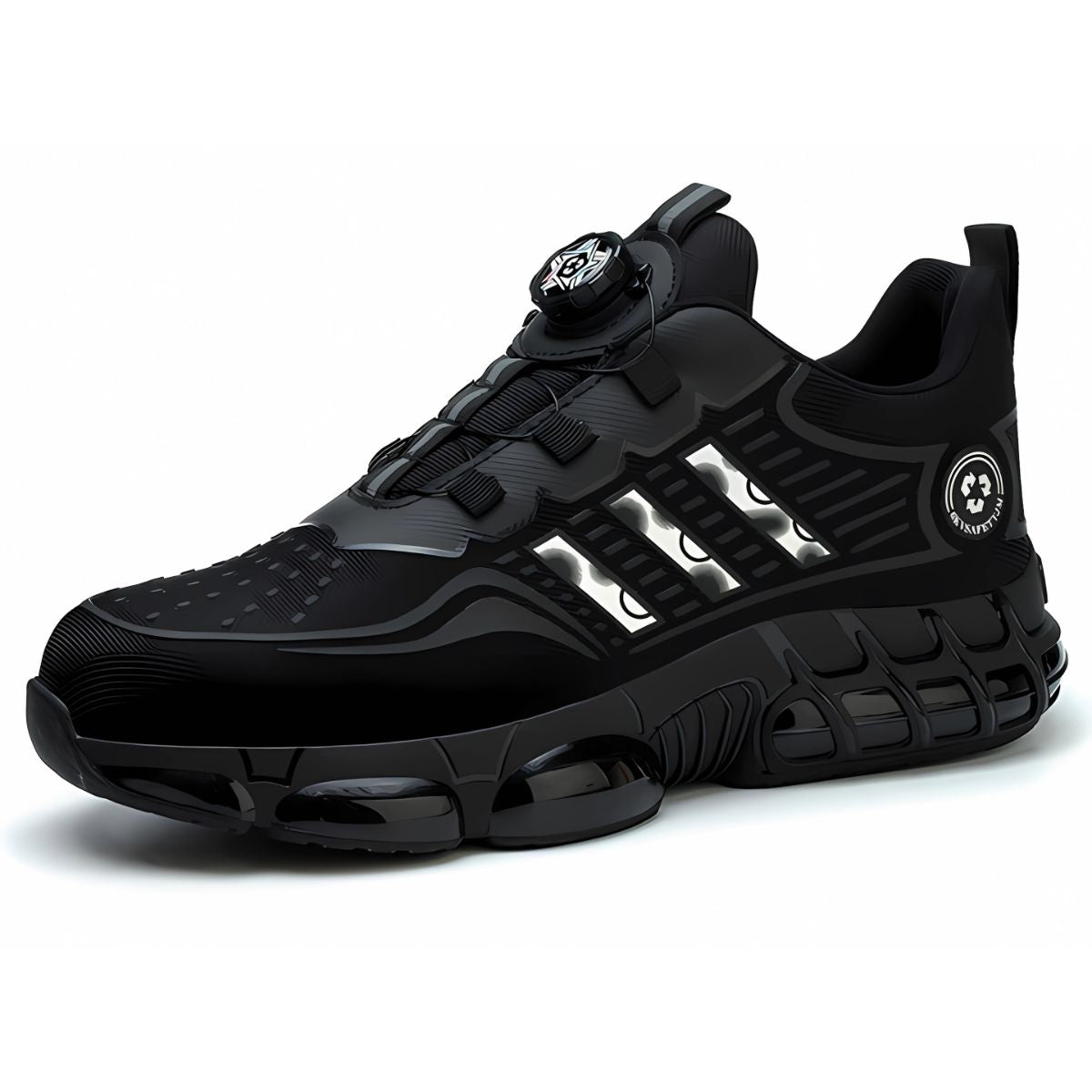 [CARBONE]AB1010|BOTAS ZAPATILLAS DE SEGURIDAD CON PUNTA DE ACERO. COLOR NEGRO Y BLANCO. CALZADO DE TRABAJO ATL�TICO.