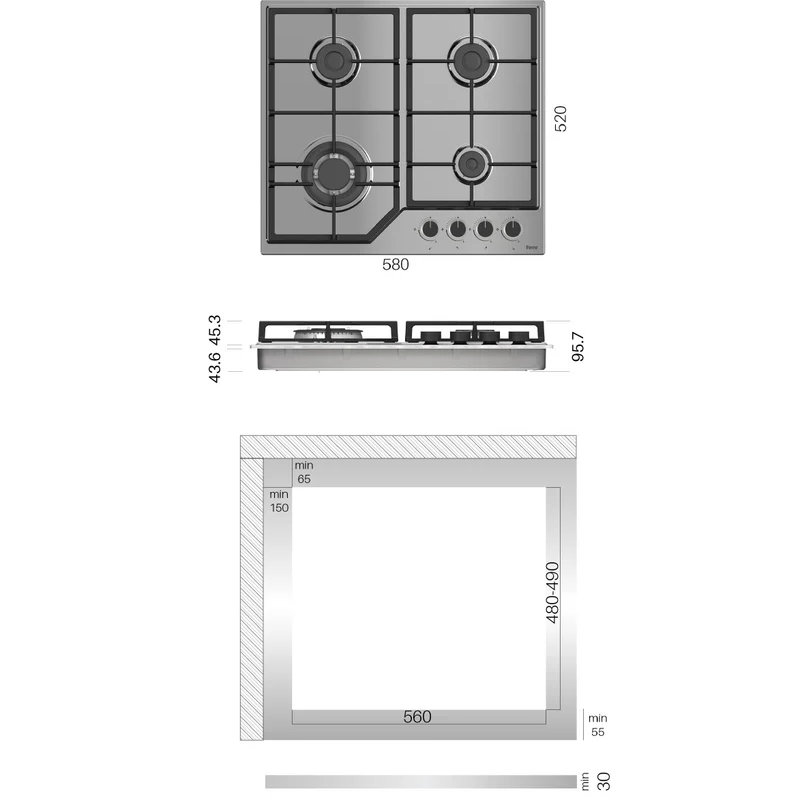 [SKUIMG]ALF01|ALF01-FRONTEND-B9yshMoFswZ8c58w.png|STUFA EMPOTRABLE A GAS 60 CM 3 QUEMADORES Y 1 WOK DUAL 5KW, ACERO INOXIDABLE 110V