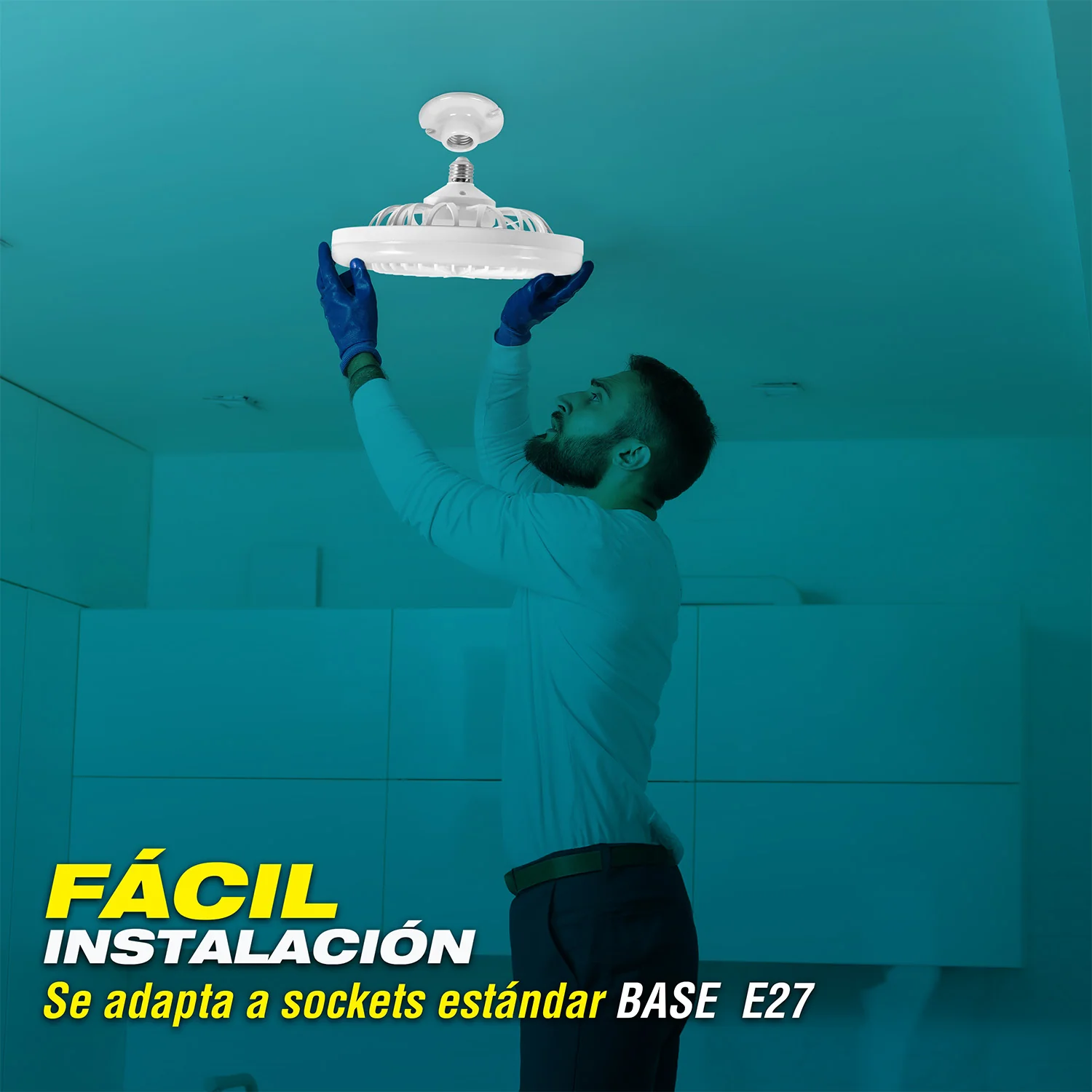 [SKUIMG]AN54|AN54-FRONTEND-MUPZjtkuvUBdUToq.jpg|ABANICO SOCKET DE TECHO VENTILADOR UFO LED 10" BASE E27 30W, LUZ REGULABLE CALIDO Y BLANCO, CCT. 260