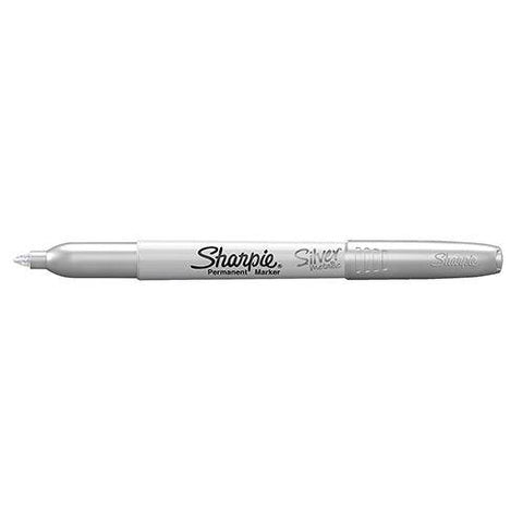 [SKUIMG]BAM109|MARCADOR SHARPIE METALLIC PERMANENTE, PUNTA FINA, SILVER (1 UND)