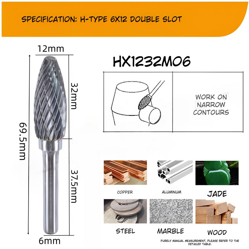 [SKUIMG]BAM154|BAM154.jpg|FRESA DE CARBURO DE TUNGSTENO 12 MM DIAMETRO CON VASTAGO DE 1/4" PARA USAR CON MOTOTOOL