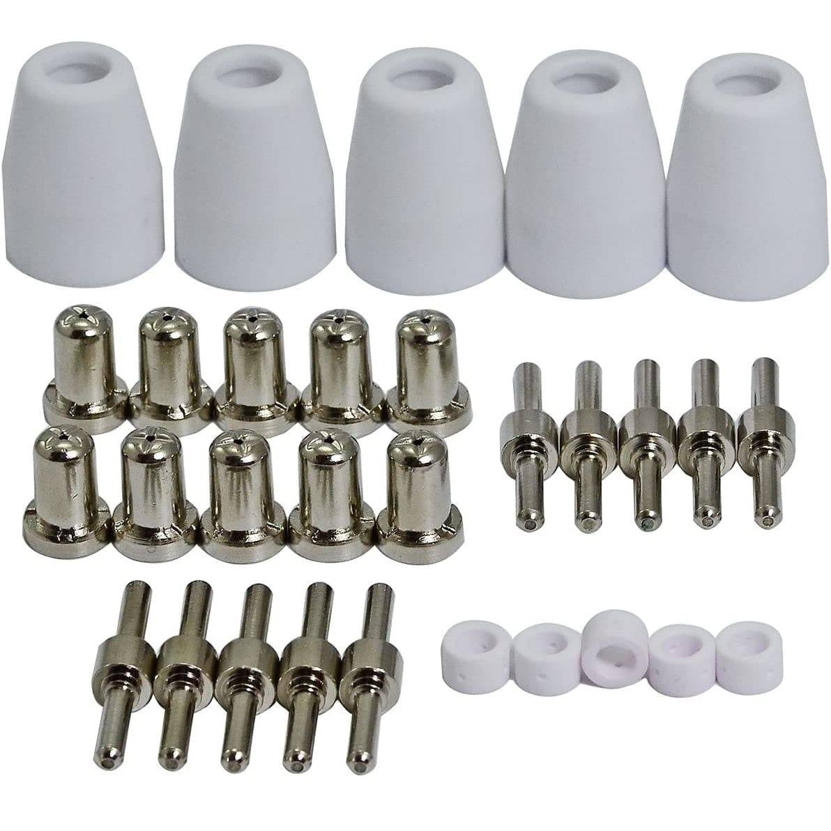 [SKUIMG]BAM246|KIT DE BOQUILLAS PARA PLASMA CUT 30 40 40D 50 CT312, 30 PCS.