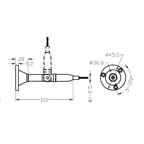 [SKUIMG]C-C4000-24B|BASE PARA CABLE ART. MOVIL