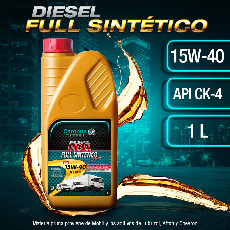 [SKUIMG]CAR-X107|CAR-X107-FRONTEND-evN4X_NwmuK4EHwk.png|741136de16e6bce2f5194852c4dfcfa6b38f9c14|ACEITE DE MOTOR 15W-40 SAE API CK-4 FULL SINTETICO PARA MOTORES DIESEL ( 1 LT )