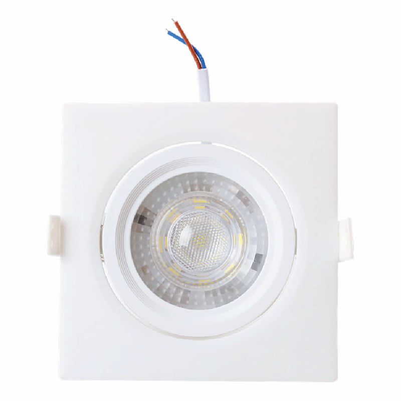 [SKUIMG]CL129-SPT-14-WH7W-65K-Z|CL129-SPT-14-WH7W-65K-Z.jpg|LAMPARA OJO DE BUEY LED BLANCO CUADRADO 3W 6500K, ILUMINACION PUNTUAL EN INTERIORES Y EXTERIORES.