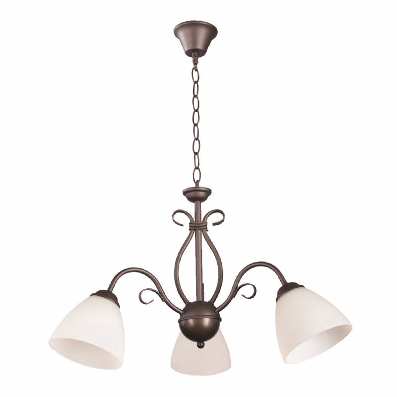 [SKUIMG]CL188-DI-208-CF-Z|CL188-DI-208-CF-Z.jpg|LAMPARA COLGANTE CAFE 3XE27, METAL Y VIDRIO DE ALTA CALIDAD, 580X770MM