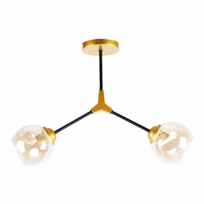 [SKUIMG]CL189-DI-268-GD-Z|CL189-DI-268-GD-Z.jpg|LAMPARA DE TECHO DORADA 2XE27 ILUMINACION VERSATIL Y ESTILIZADA. METAL Y VIDRIO DE ALTA CALIDAD