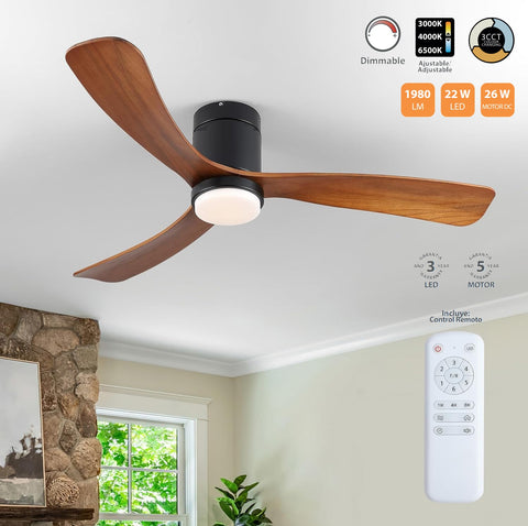 [SKUIMG]CL234-FAN-02-WD-CCT-Z|CL234-FAN-02-WD-CCT-Z.jpg|ABANICO DE TECHO VENTILADOR LED NEGRO MADERA CCT 22W 1320MM. FUNCIONAL Y ELEGANTE CONTROL DIMIABLE