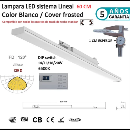 [SKUIMG]COS0003-WHITE|COS0003-WHITE-FRONTEND-utsZfPd32yPlYKck.png|LAMPARA LINEAL COMERCIAL 60 CM BLANCA 6500K FROSTED 3200LM 20W DIP AJU