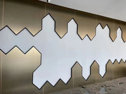 LAMINA DE ACERO INOXIDABLE BRONCE DECORATIVO RECORTABLE 1.22M X 2.80M X 5MM (DO IT YOURSELF)