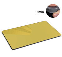 LAMINA DE ESPEJO WPC BAMBU ORO GOLD DECORATIVO RECORTABLE 1.22M X 2.80M X 8MM (DO IT YOURSELF)