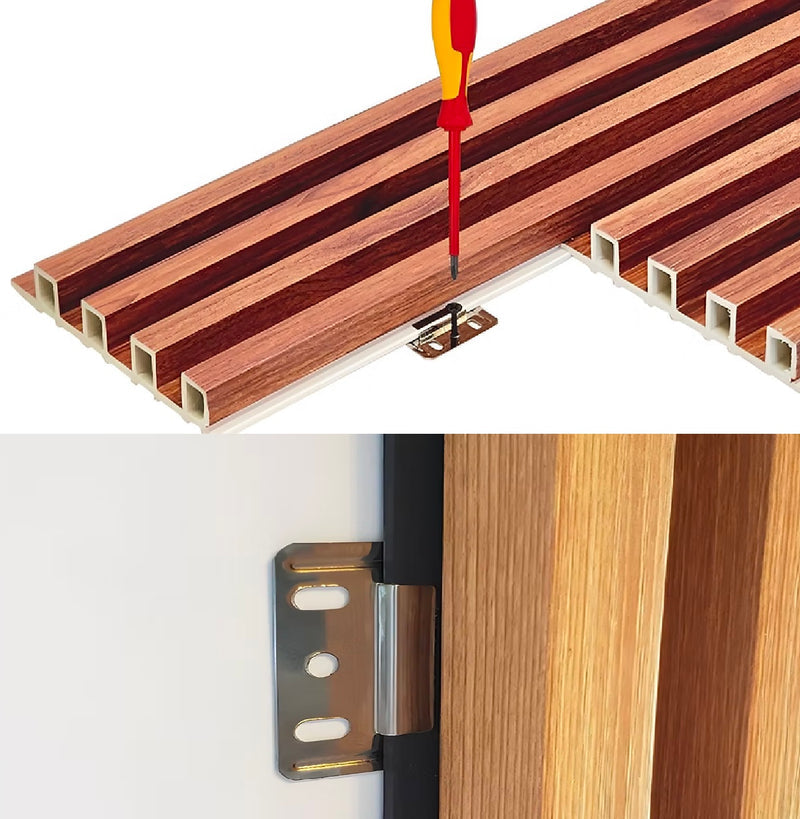 [SKUIMG]DE150|CLIP SUJETADOR INSTALACION DE LAMINA PANEL ACANALADO DE WPC Y PS INTER