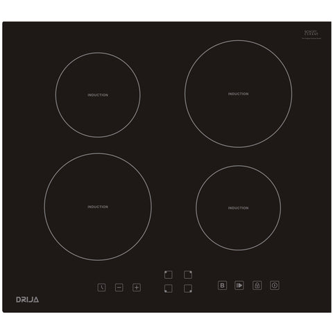 [SKUIMG]DR57|DR57.jpg|ESTUFA ELECTRICA EMPOTRABLE DE INDUCCION GERMANY 60 BLACK