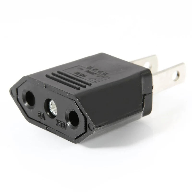 [SKUIMG]ELT0003|ELT0003-FRONTEND-wQDM5S_BrRL5sMeh.png|ADAPTADOR SENCILLO SISTEMA EUROPEO A AMERICANO SIN TIERRA. NEMA 1-15P. 6A-220VOLT. 60HZ