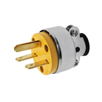 [SKUIMG]ELT0008|ENCHUFE CON BLINDAJE METALICO Y CLAMP DE SEGURIDAD. CONEXION NEMA 5-15P. 15A-220VOLT. 60 HZ.