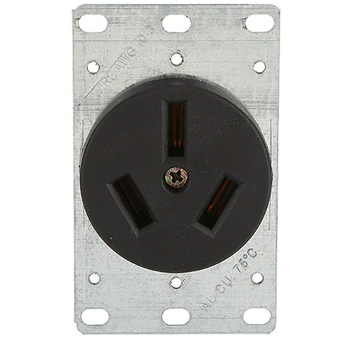 [SKUIMG]ELT0016|TOMA CORRIENTE INDUSTRIAL DE TRABAJO PESADO. CONEXION NEMA 10-50P. 50A-220VOLT. 60 HZ - 3 POLOS