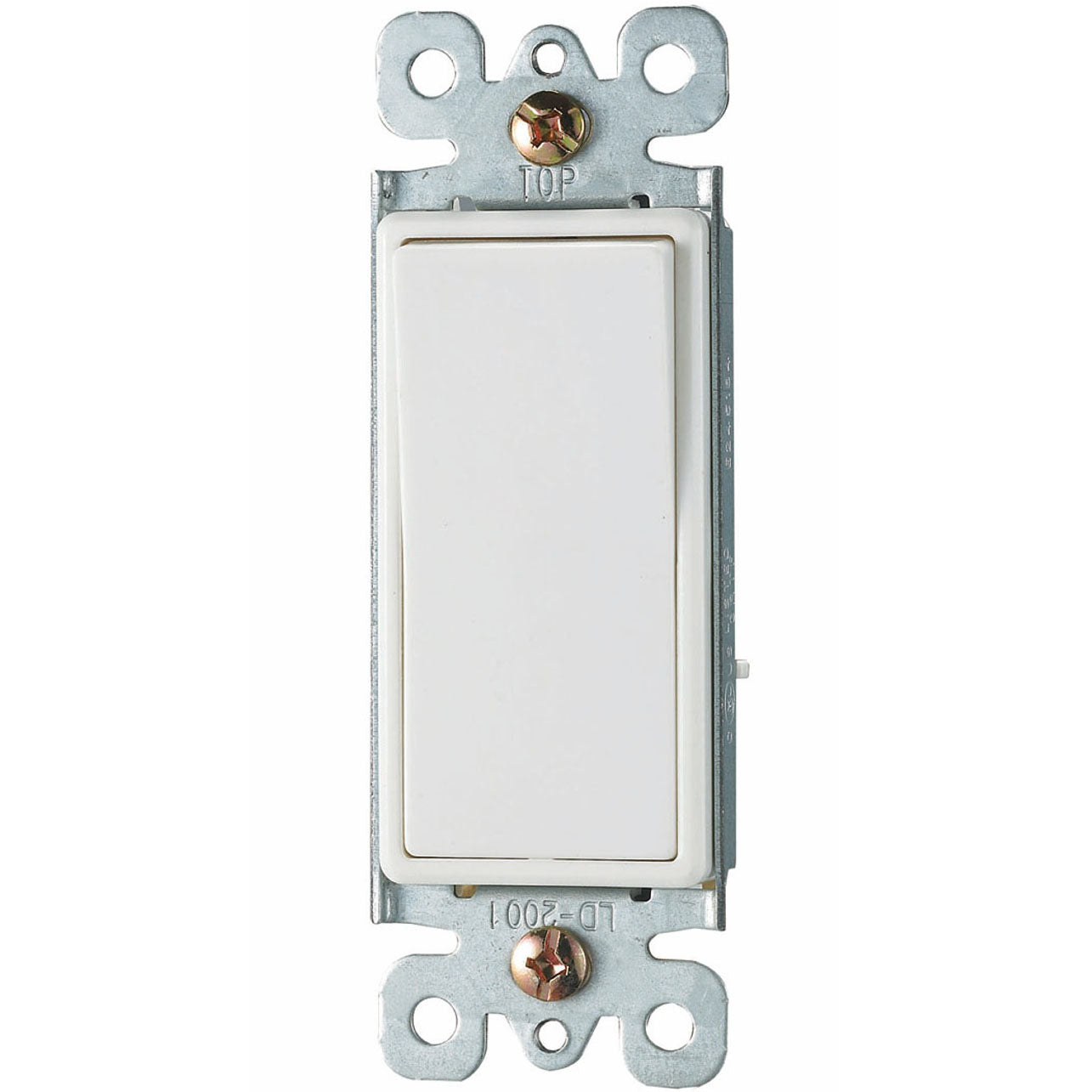 [CARBONE]ELT0027|Interruptor Decorativo de 1 Via. 2 Polos/3Wire. 15A-125Volt. 60Hz. Incluye Tornillos.