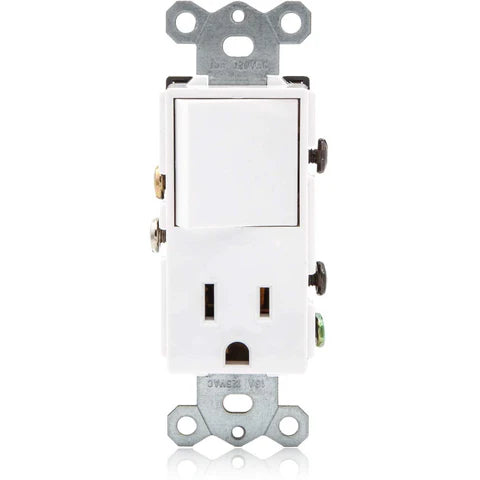 [SKUIMG]ELT0032|ELT0032-FRONTEND-HeUptz5iNdTdlbt_.png|INTERRUPTOR DECORATIVO Y TOMACORRIENTE DE 1 VIA. 2 POLOS/3WIRE. NEMA 5-15R. 15A-125VOLT. 60HZ.