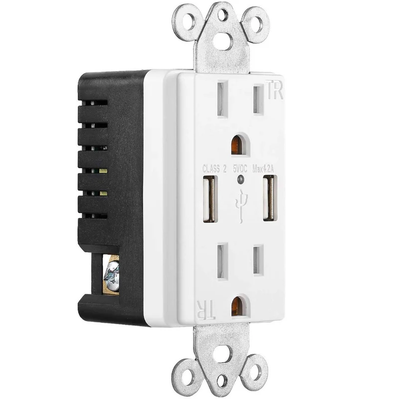 [SKUIMG]ELT0035|ELT0035-FRONTEND-X4b_t7x3bwqd6fU_.png|TOMACORRIENTE DECORATIVO CON USB. 2 POLOS/3WIRE. NEMA 5-15R. 15A-125VOLT. 60HZ. PUERTO USB