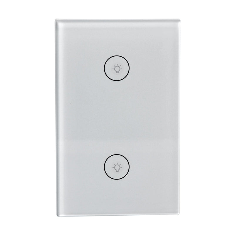 INTERRUPTOR INTELIGENTE FUNCIONA MEDIANTE CONEXION BLUETOOTH Y WIFI. COLOR BLANCO