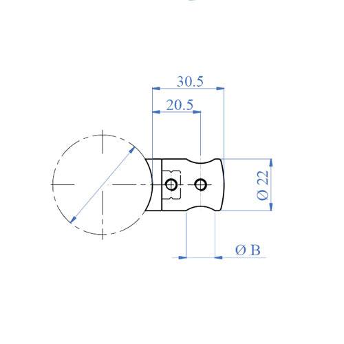 [SKUIMG]EX0069|SOPORTE PARA BARRAS DE 12.7 MM
