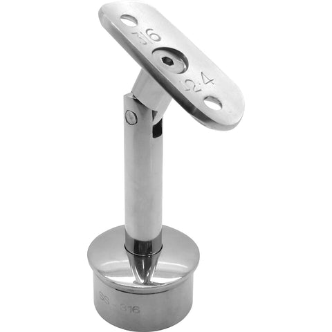 [SKUIMG]EX030/S316|EX030-S316.jpg|SOPORTE MOVIL PARA CORREMANOS. PARA TUBOS DE 42.4 MM. ACABADO ESPEJO.