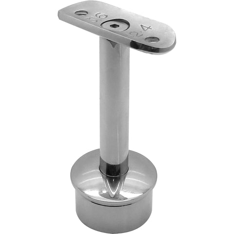 [SKUIMG]EX031/S1316|EX031-S1316.jpg|SOPORTE FIJO DE CORREMANOS. PARA TUBO DE 42.4 MM. ACABADO ESPEJO316.
