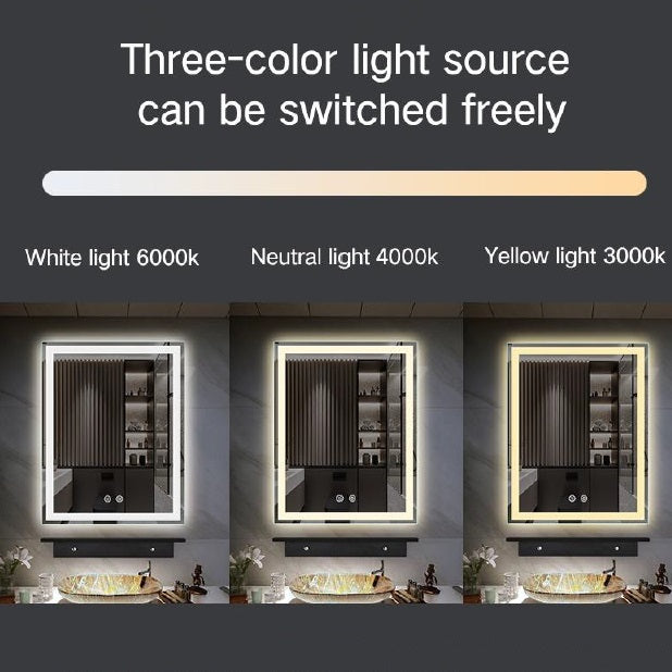 [SKUIMG]GMIRROR04|GMIRROR04.jpg|ESPEJO RECTANGULAR CON LUZ LED Y SISTEMA