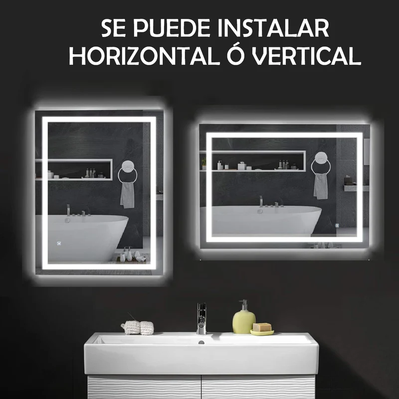 [SKUIMG]GMIRROR06|GMIRROR06-FRONTEND-s6zciEOdkmUajZj3.jpg|ESPEJO LED RECTANGULAR 60X80 CM CON LUZ LED DE 3 TONOS BOTÓN TÁCTIL FUNCIONA PARA INSTALACIÓN VERTIC