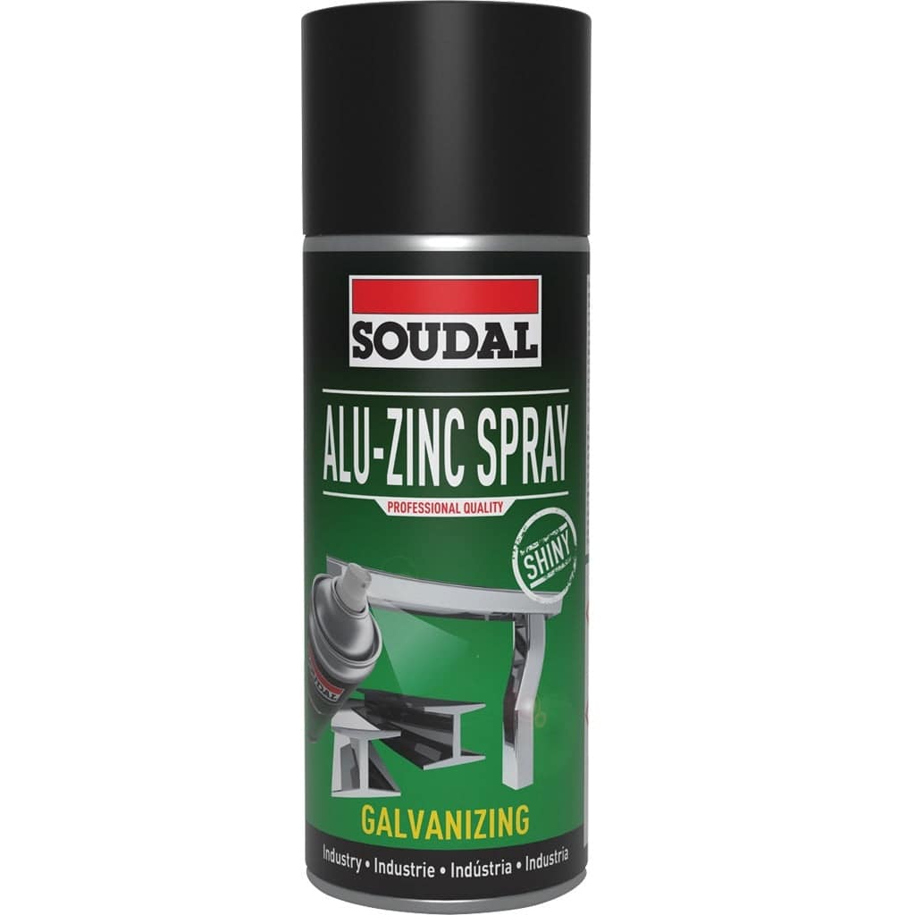 [SKUIMG]H-0790|PROTECTOR DE ALUMINIO Y ZINC CON EFECTO GALVANIZADO BRILLANTE 400 ML. SOUDAL