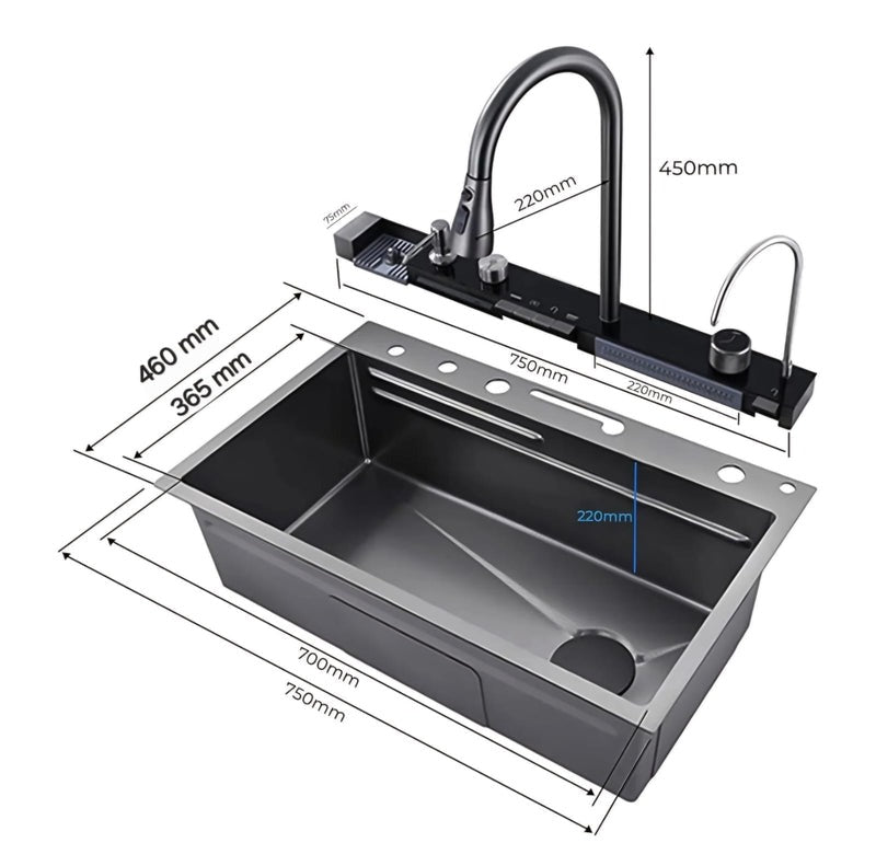 [SKUIMG]IBK-01|IBK-01.jpg|FREGADOR DE COCINA MULTIFUNCIÓN NANO