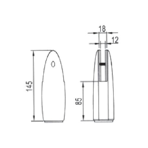 [SKUIMG]K-GD401|BASE INFERIOR PANEL 12-19MM SS304 SATINADO.