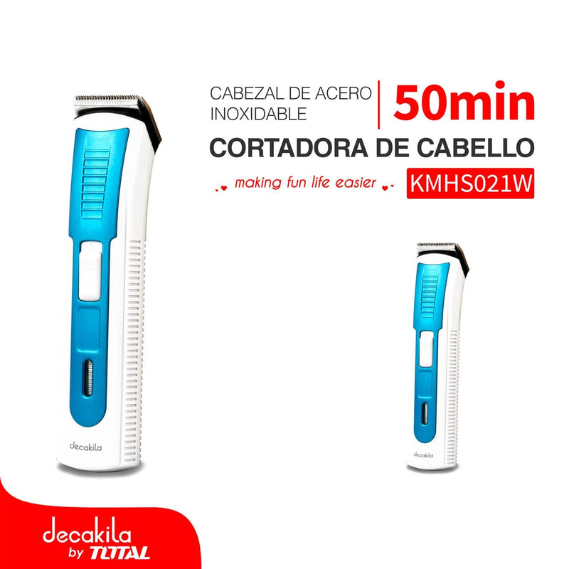 [SKUIMG]KMHS021W|KMHS021W.jpg|CORTADORA DE CABELLO ELÉCTRICA.