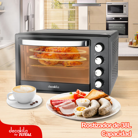 HORNO TOSTADOR 38L 1600W 3 FUNCIONES 120V 50-60HZ