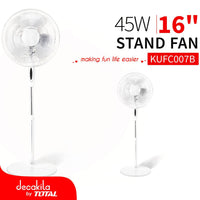 [SKUIMG]KUFC007B|KUFC007B.jpg|ABANICO DE PEDESTAL DE 16, 3 VELOCIDADES, 120V/60HZ/45W