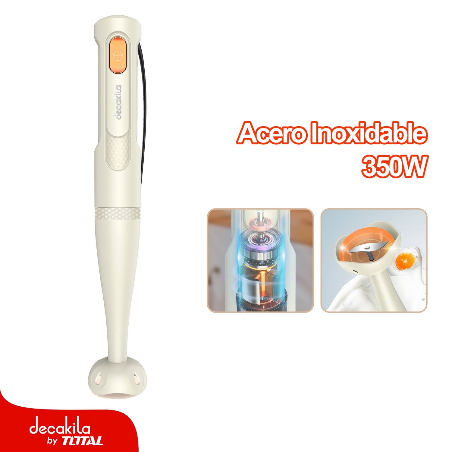 LICUADORA BATIDORA DE MANO 350W120V~50-60HZ BOTON DE UN TOQUE. MOTOR SILENCIOSO.