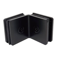 [SKUIMG]L-2545-BLACK|CONECTOR VIDRIO- VIDRIO 90 GRADOS COLOR NEGRO. BRONCE ALTA CALIDAD.