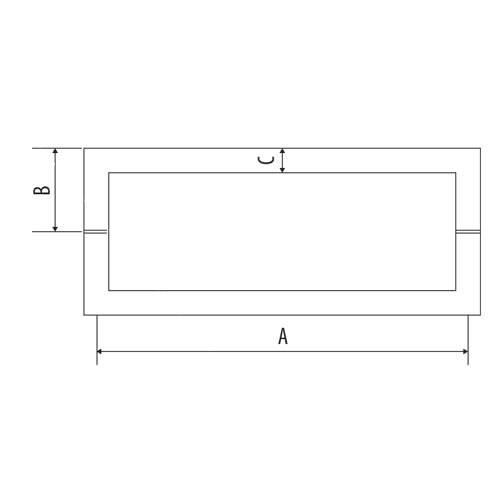 [SKUIMG]L-2857-13X25X610-SSS|TIRADOR CUADRADO DE 13X19X610MM SATINADO.