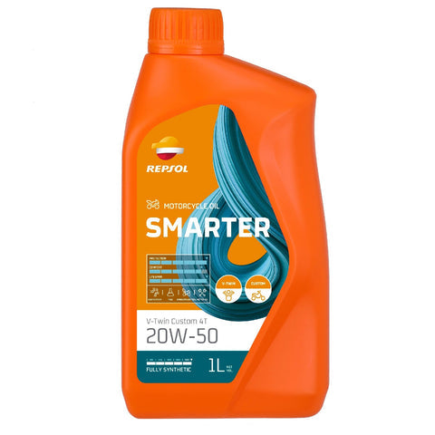 [SKUIMG]L414|ACEITE LUBRICANTE 4T FULL SINTETICO 20W50 PARA MOTOS REPSOL 1L.