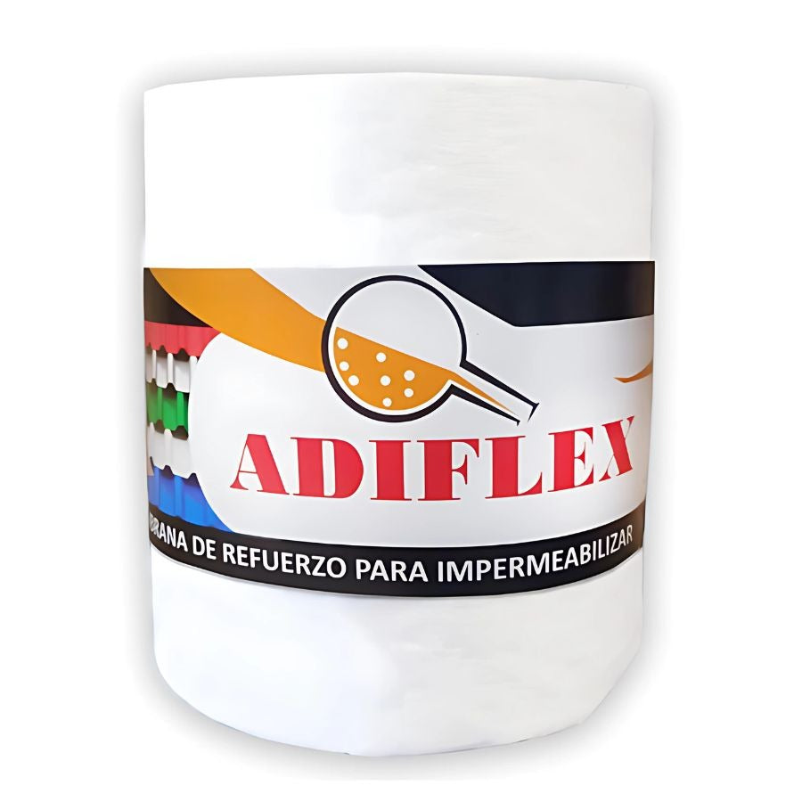 MEMBRANA DE REFUERZO ADIFLEX 4" X 100M. PARA IMPERMEABILIZAR.