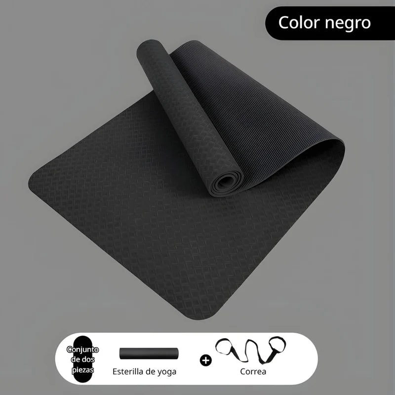 [SKUIMG]LT022|LT022-FRONTEND-iwUGqwtI27e5IvSE.png|YOGA MAT ANTIDESLIZANTE NEGRA (183X68CMX8MM). COLCHONETA PARA YOGA. IDEAL PARA PILATES, EJERCICIO Y