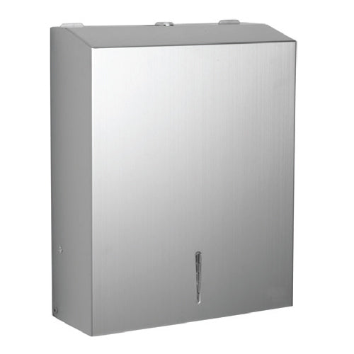 [SKUIMG]MAT01|DISPENSADOR PAPEL MANO CUADRADO 280X348X102 MM. INOX 304 SATINAD