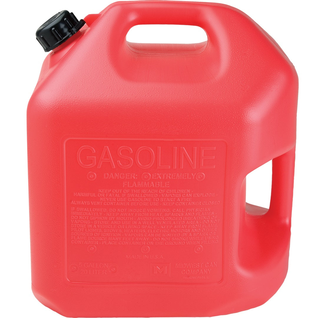 [CARBONE]MID6119|RECIPIENTE PARA GASOLINA DE 5 GALONES. INCLUYE BOQUILLA