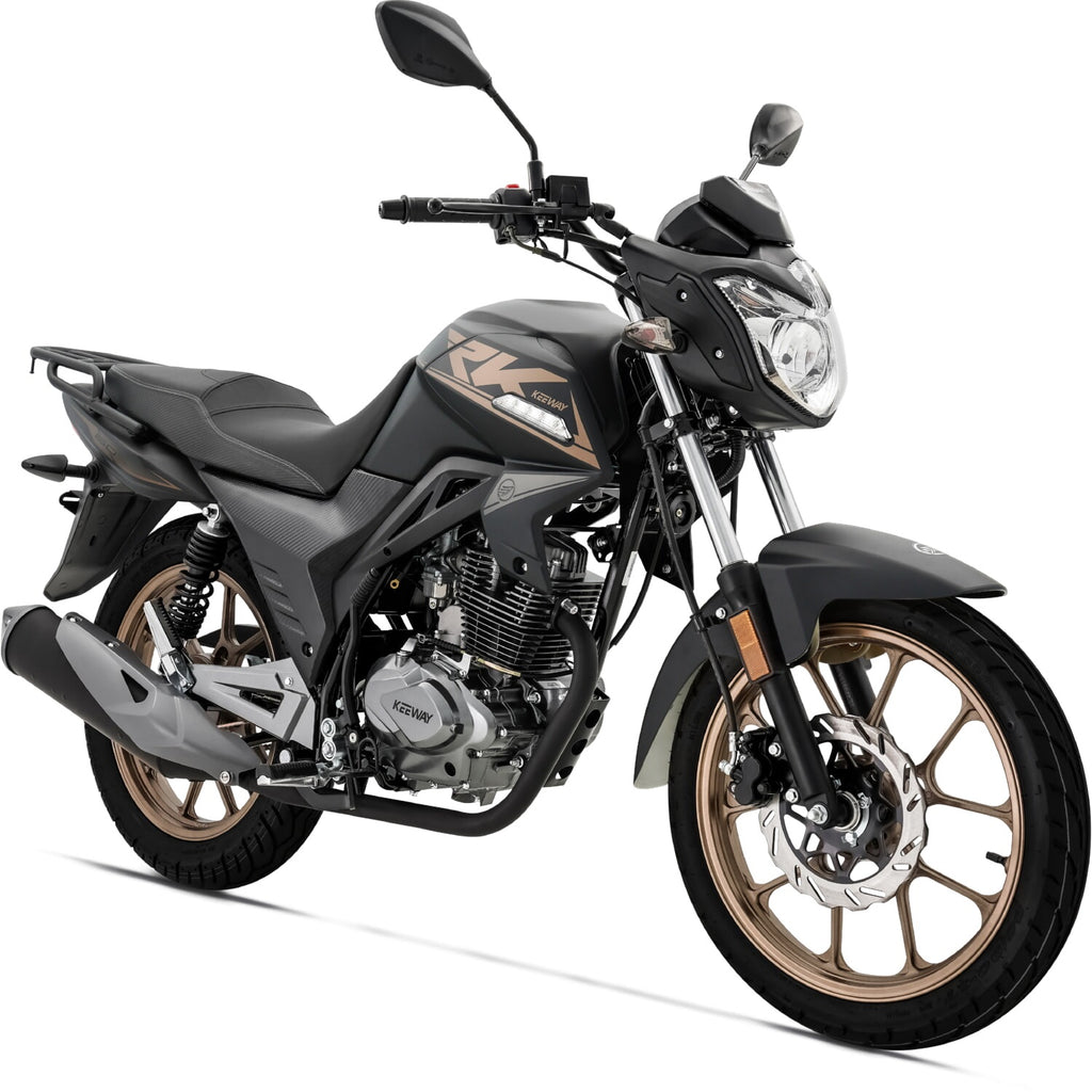 [SKUIMG]MO-M-RK150-BLACK|KEEWAY RK150 150CC COLOR NEGRO MOTOR MONOCILINDRO ENFRIADO POR AIRE CARBURADOR 2VAL SOHC 9KW(12HP)