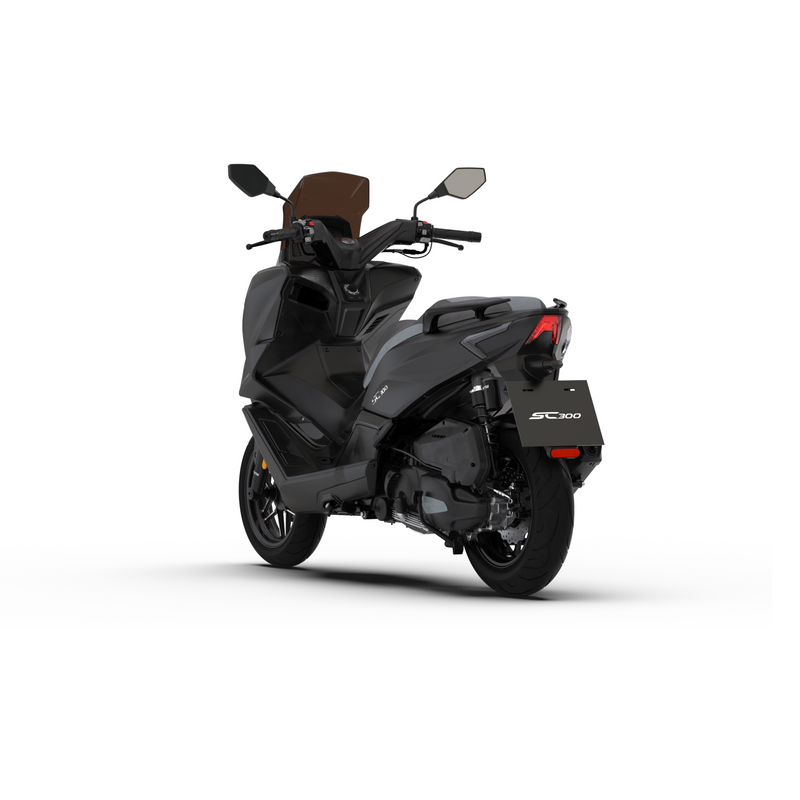 MOTO SCOOTER SC300 MORBIDELLI COLOR NEGRO MOTOR MONOCILINDRO 4 TIEMPOS, 4 VALVULAS, TANQUE 11L AUTOM