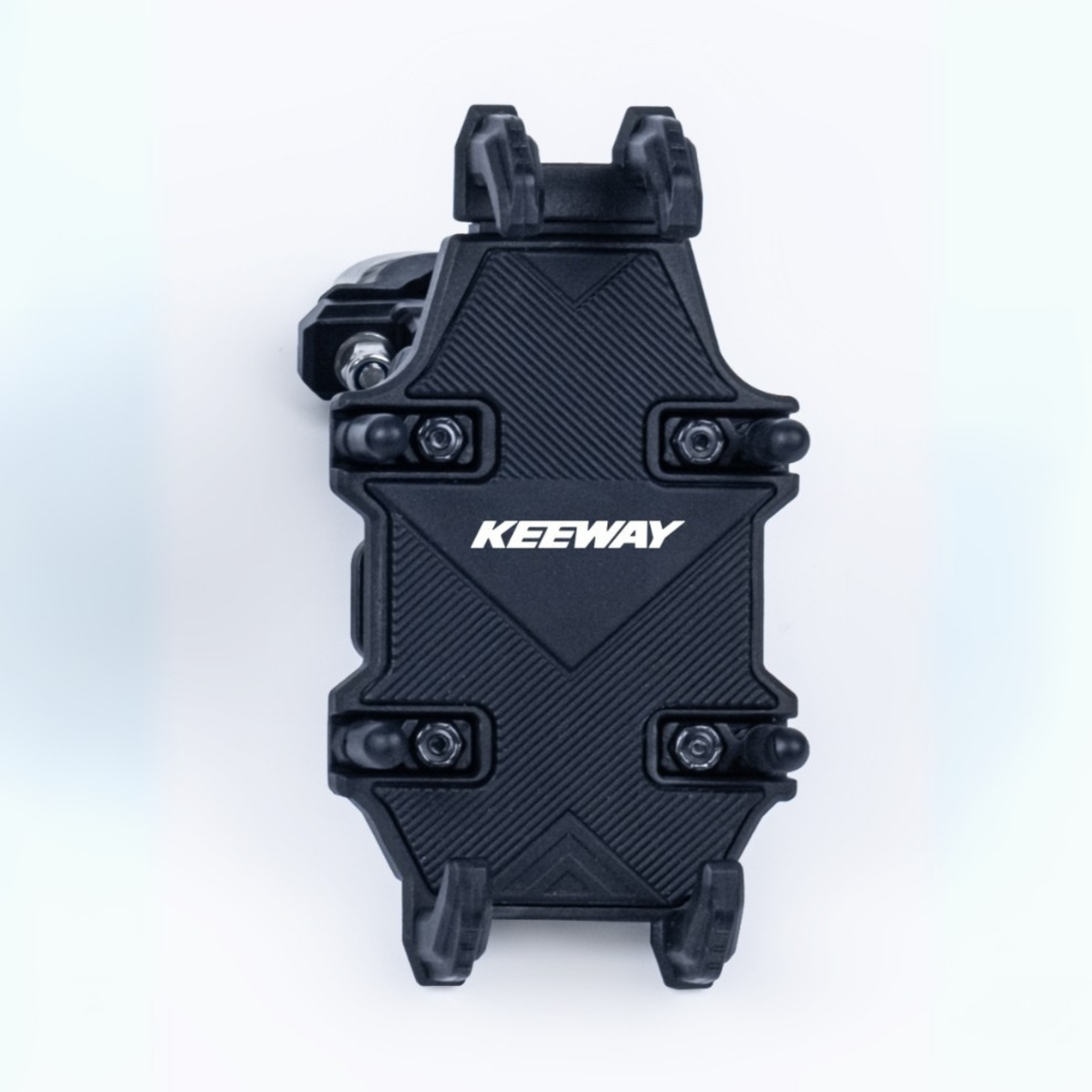 [SKUIMG]MO-POP-KPM2500400010Y|MO-POP-KPM2500400010Y.png|Porta Soporte Celular Para Motos Keeway Negro (RK150 / TX200 NEW / BLOG150 / KC150) Para Telefono