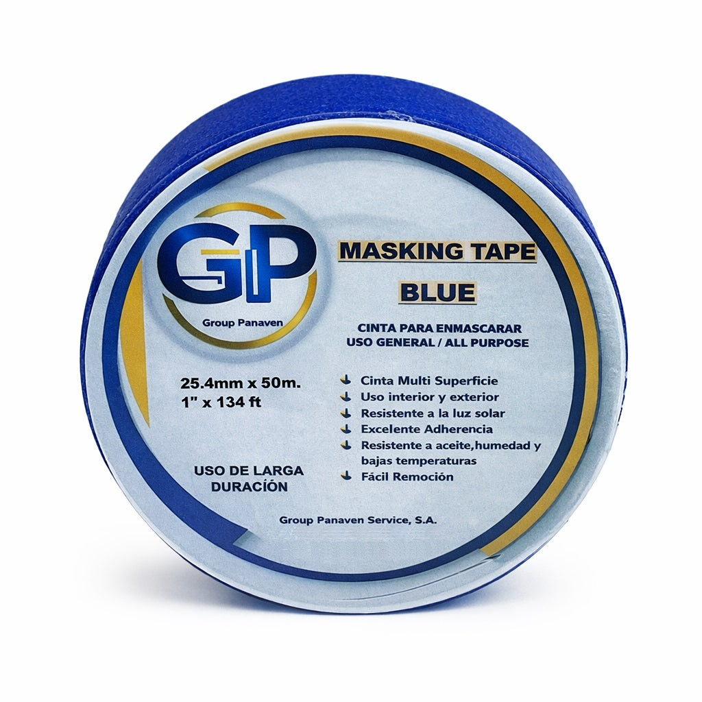 [SKUIMG]MTA01|MTA01.jpg|Cinta Masking Tape 1” Color Azul