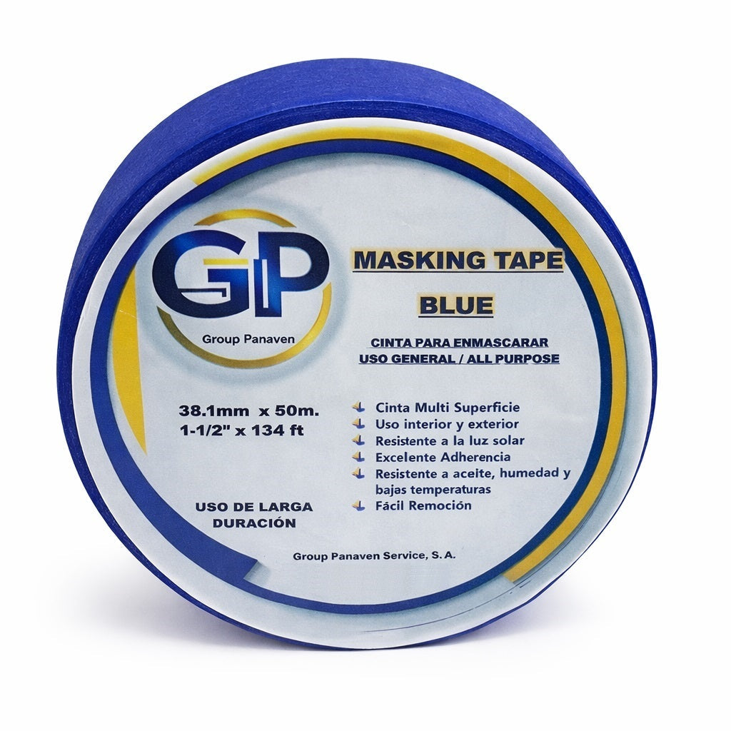 [SKUIMG]MTA02|MTA02.jpg|Cintas Masking Tape 1 1/2” Color Azul