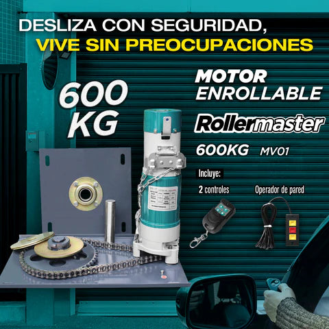 [SKUIMG]MV01|MV01-FRONTEND-M_hISvDFfJ21lXfQ.png|MOTOR ENROLLABLE 600KG.110V/60HTZ. INCLUYE 2 CONTROLES REMOTOS Y OPERADOR DE PARED(2AÑOS)